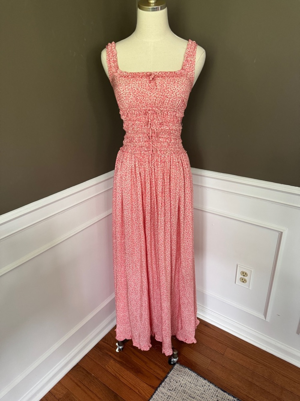 Faraway Red Dawa Dress. Size 34/Small. New with tags.